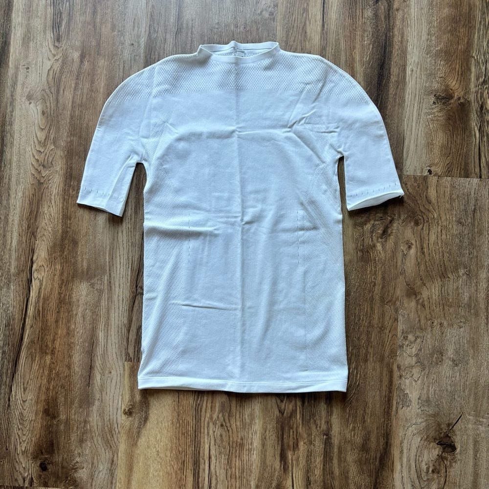 White Adidas Athletic top